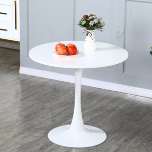 Round White Kitchen & Dining Tables You'll Love | Wayfair
